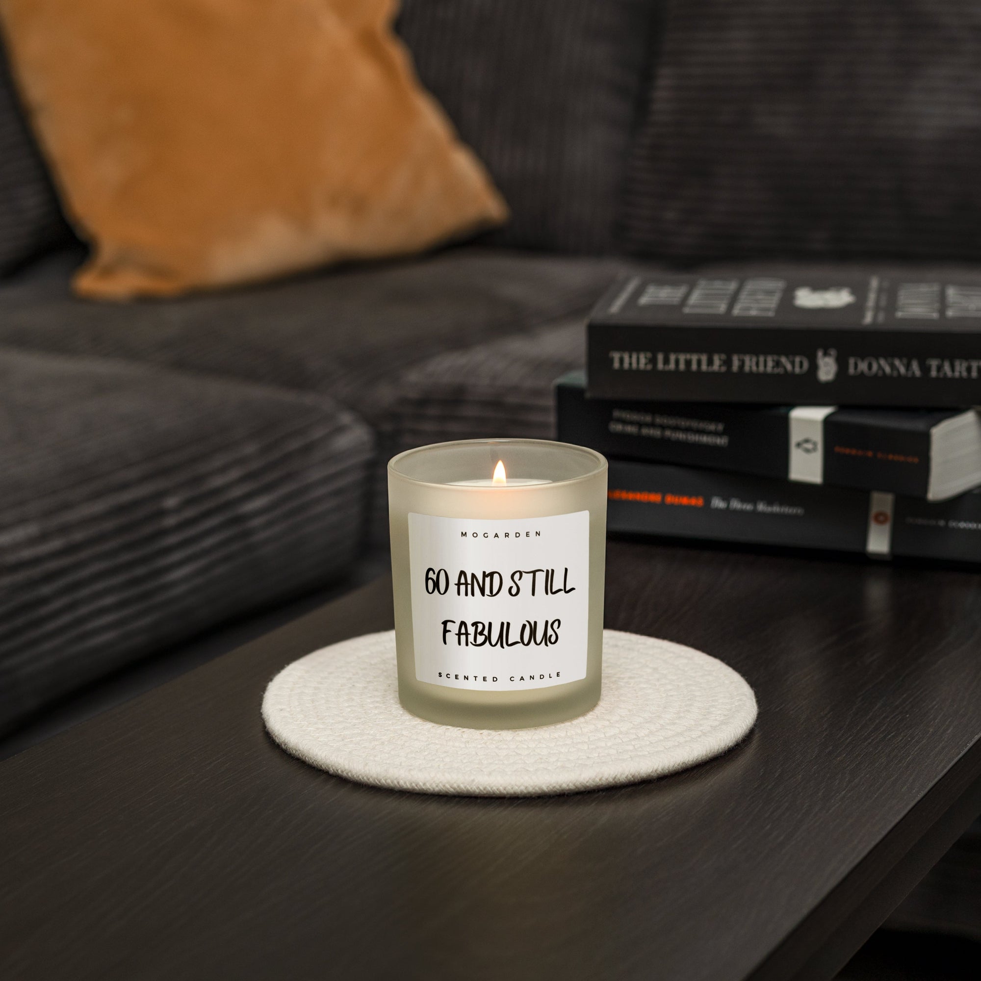 60th Birthday Candle - Luxury Vanilla Soy 220g | 60th Birthday Gift