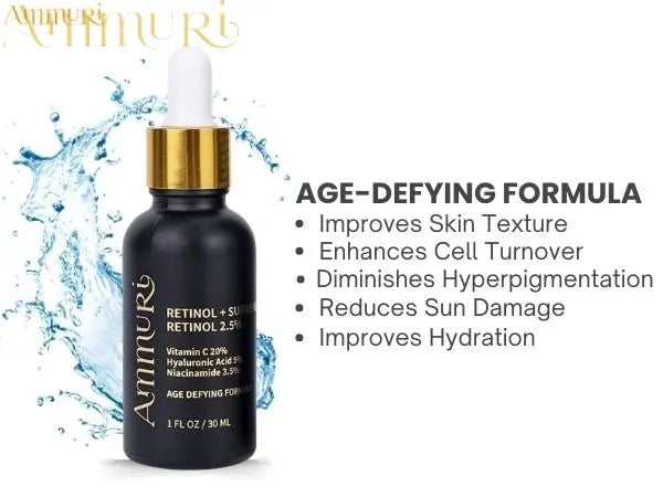Ammuri Retinol 2.5% Supreme Serum – Gentle Anti-Ageing Treatment | 30ml