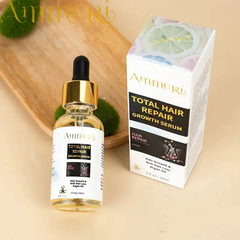 Ammuri Biotin & Caffeine Shampoo & Hair Repair Oil | Fuller-Looking Hair Routine