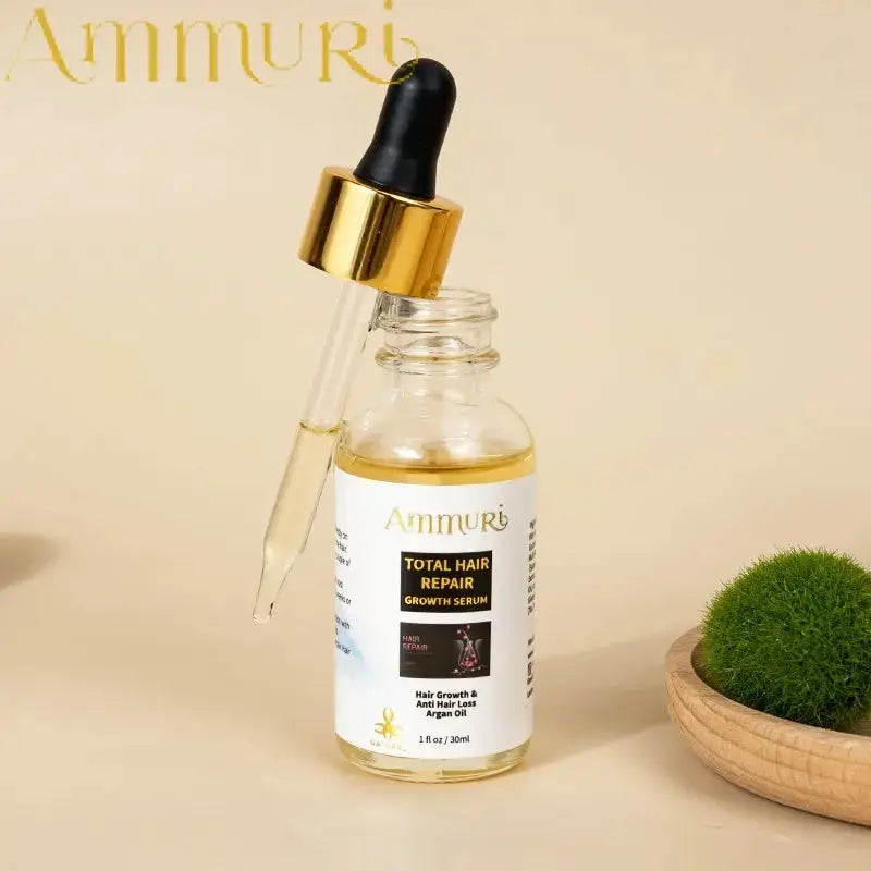 Ammuri Biotin & Caffeine Shampoo & Hair Repair Oil | Fuller-Looking Hair Routine