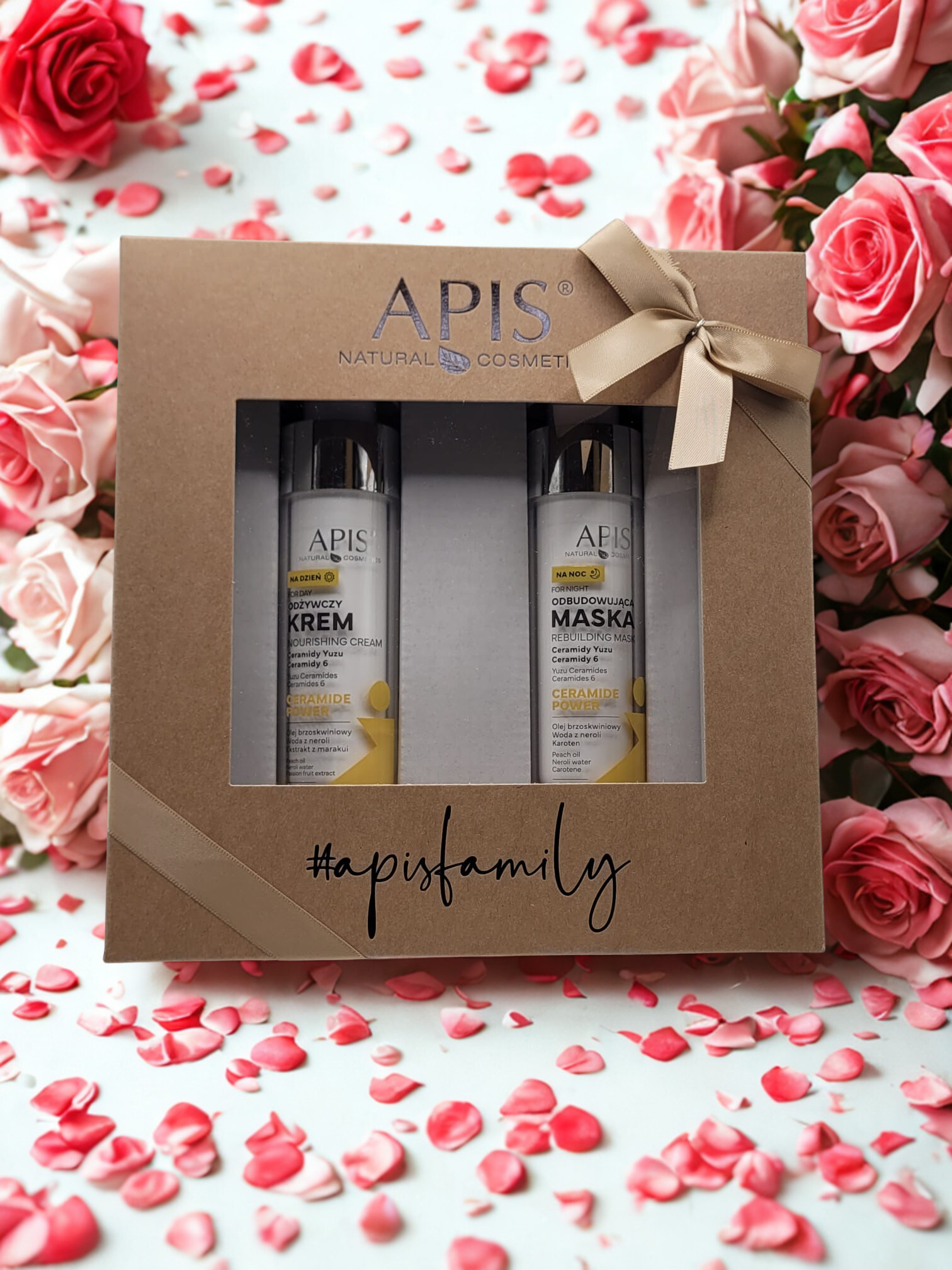 Apis Ceramide Power Gift Set | Nourishing Day Cream 50 ml & Night Mask 50 ml