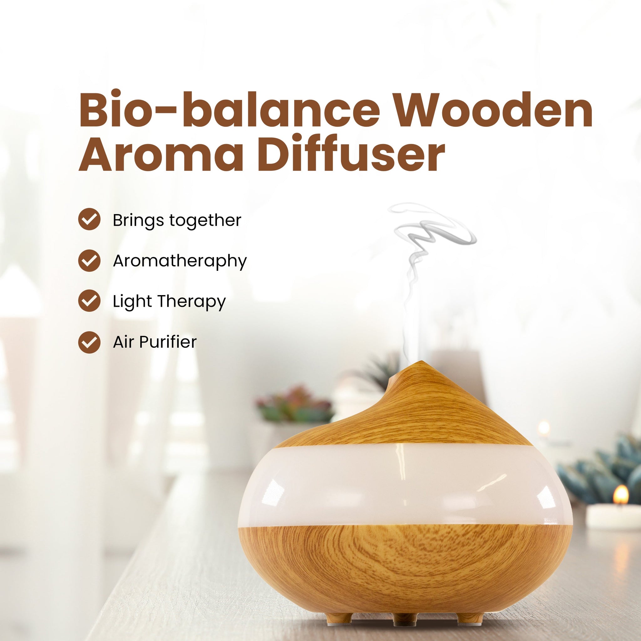 Sensory Spa Diffuser clear Panel USB