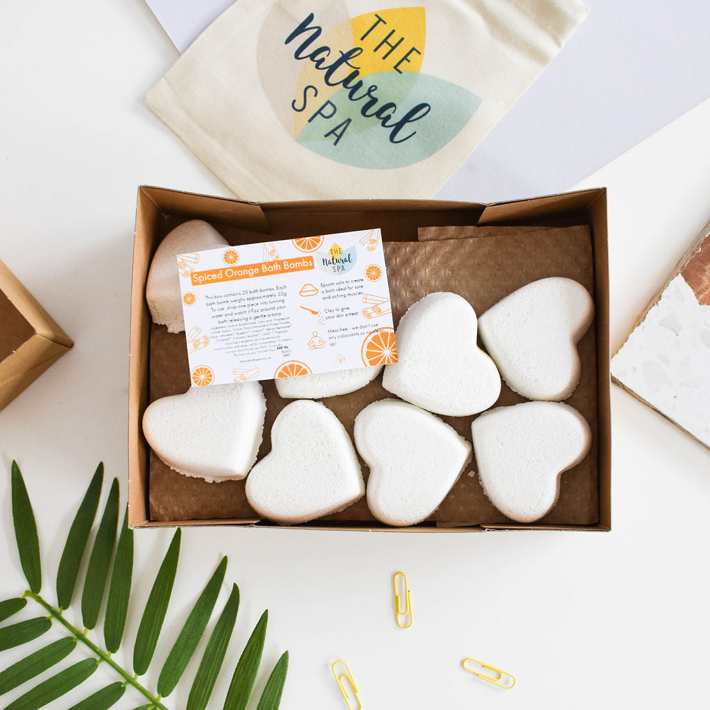 Lavender Aromatherapy Bath Bombs | Natural Relaxing Bath Fizzers for Stress Relief & Calm | Vegan, Plastic-Free
