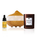 Dr Botanicals Christmas Relaxtion Ylang Ylang Diffuser Kit with Sandalwood & Bergamot Candle