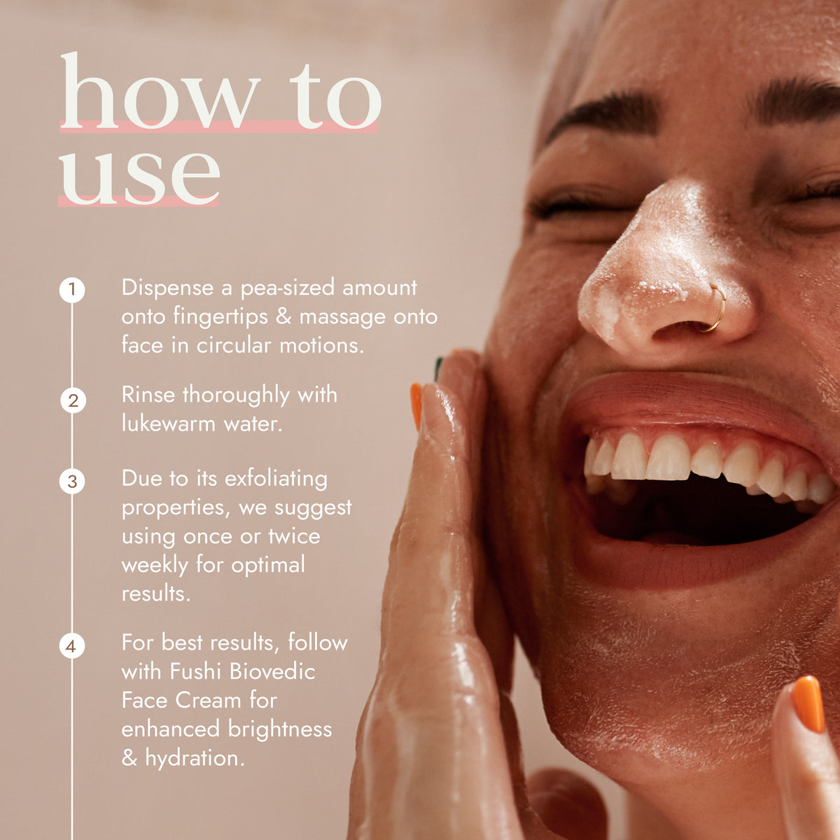 Biovedic Exfoliating Face Wash 150ml