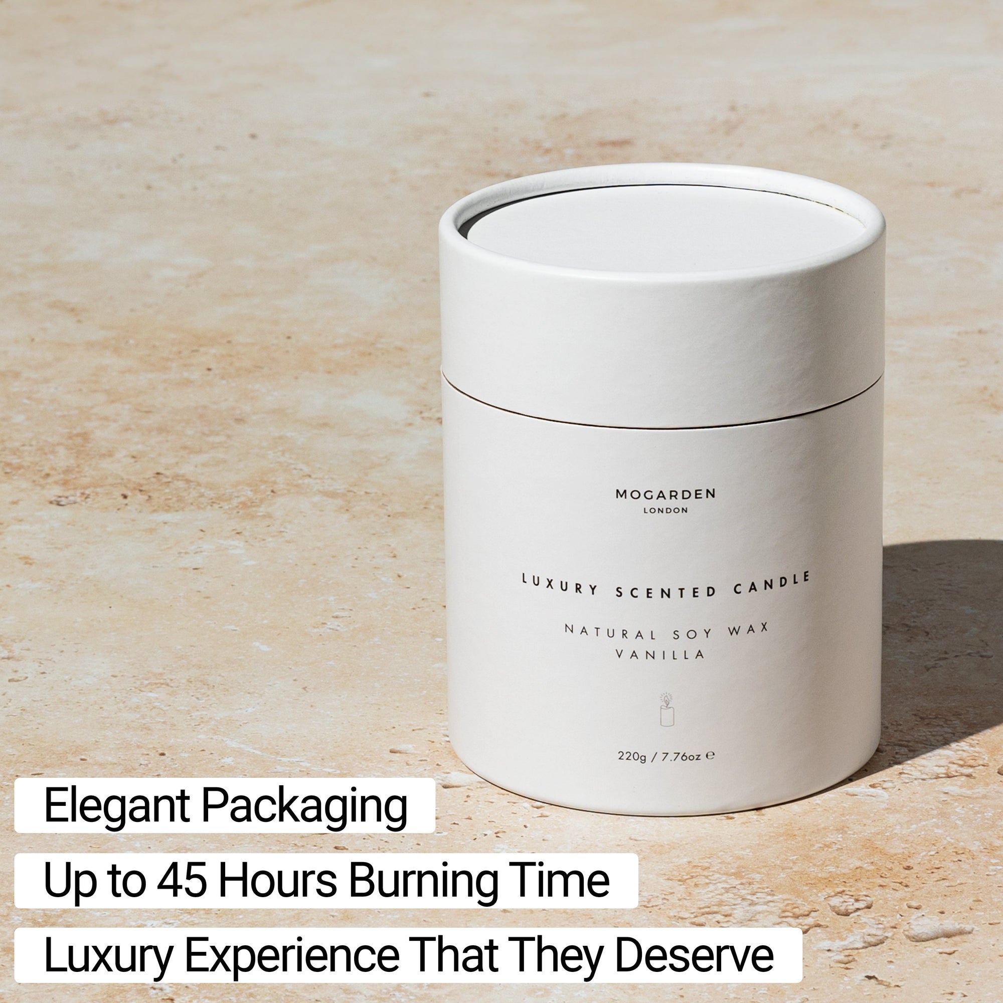 Anniversary Candle - Luxury Vanilla Soy 220g | Anniversary Gift