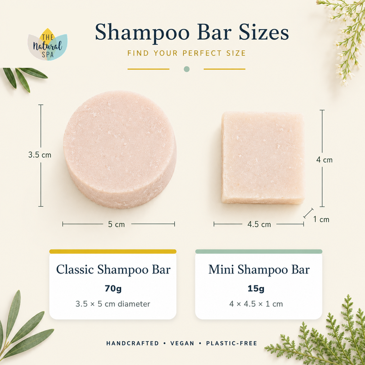 Rosemary & Lime Shampoo Bar | Natural Hair Wash for All Hair Types | Vegan, Plastic-Free Hair Care