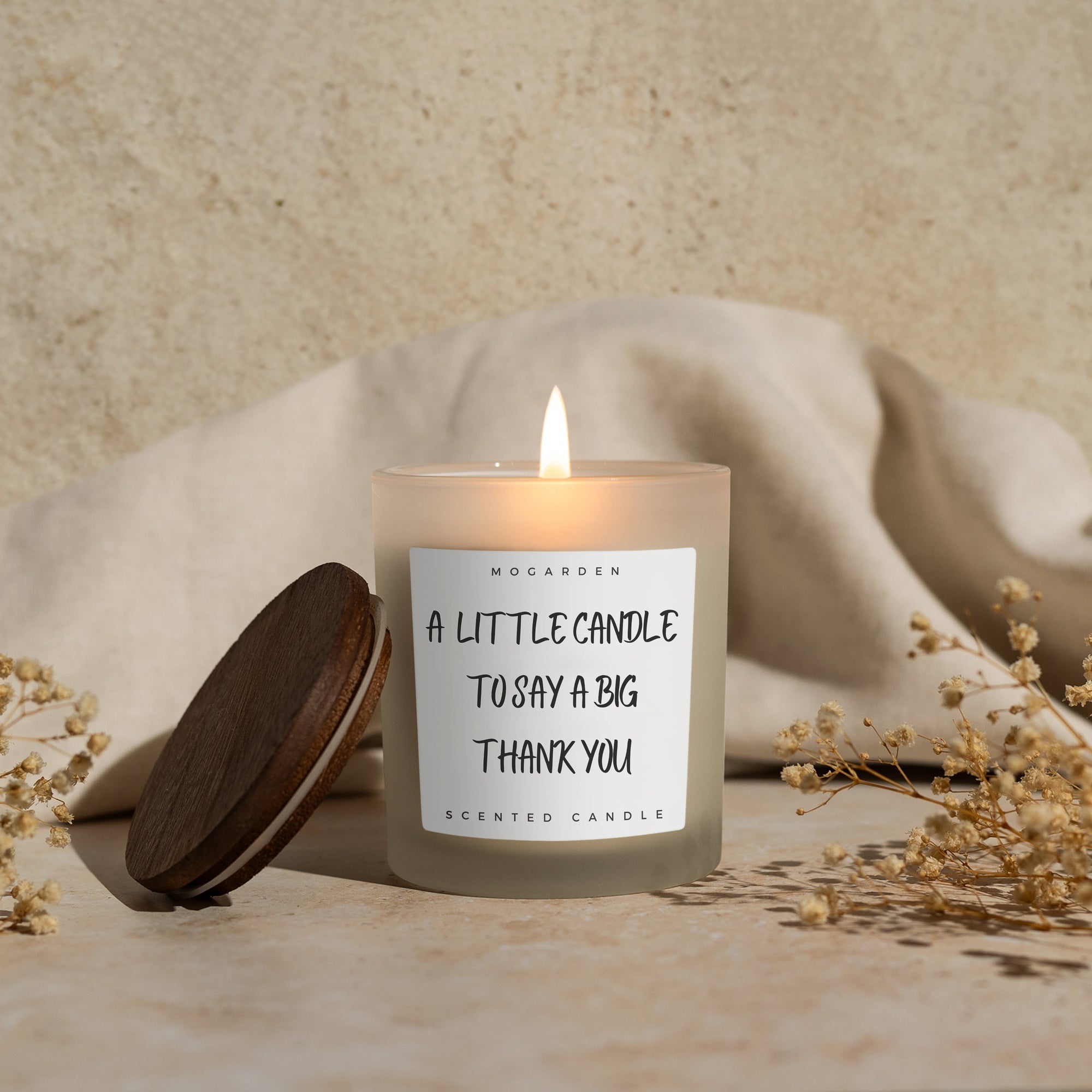 Thank You Candle - Luxury Vanilla Soy 220g | Thank You Gift