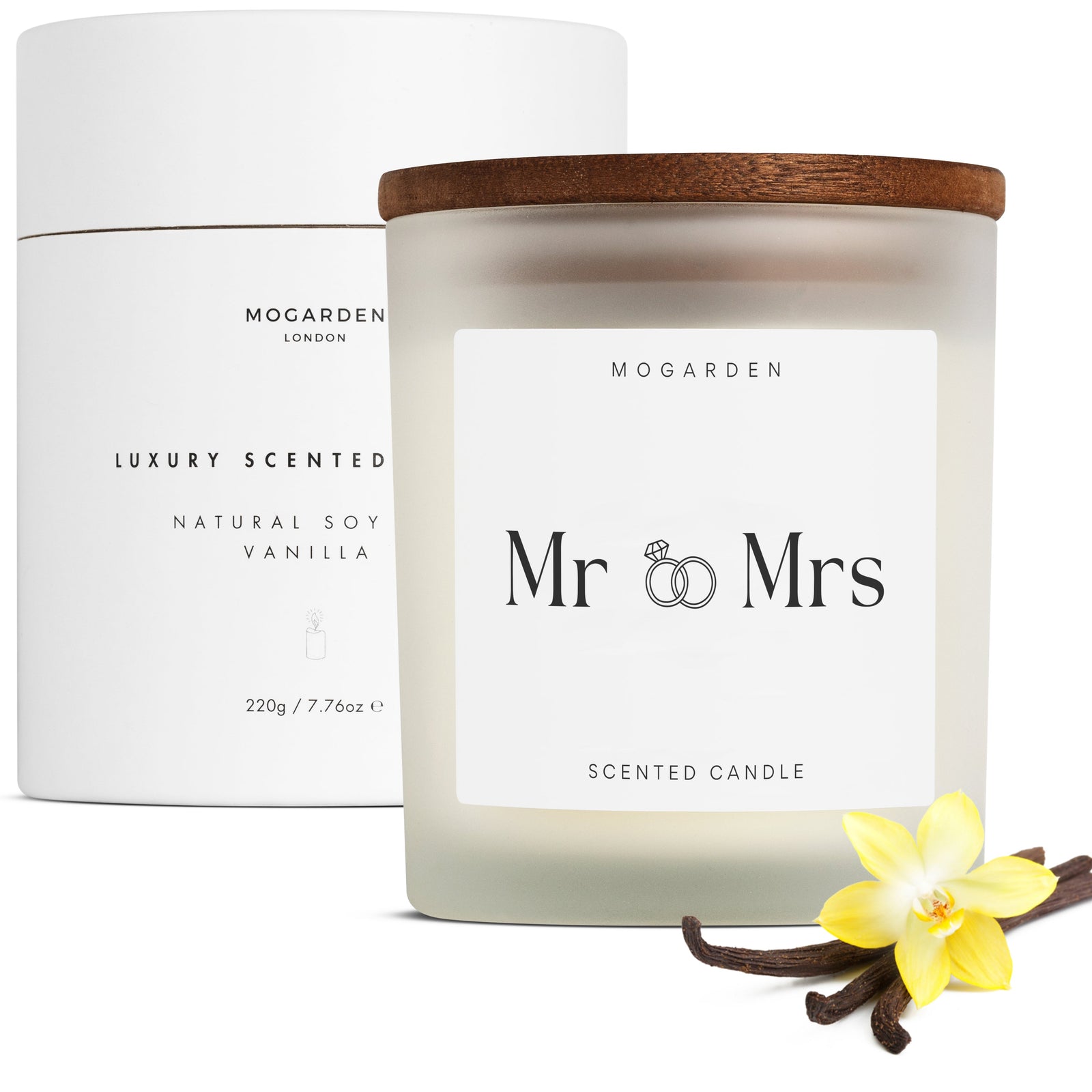 Wedding Candle - Luxury Vanilla Soy 220g | Wedding Gift