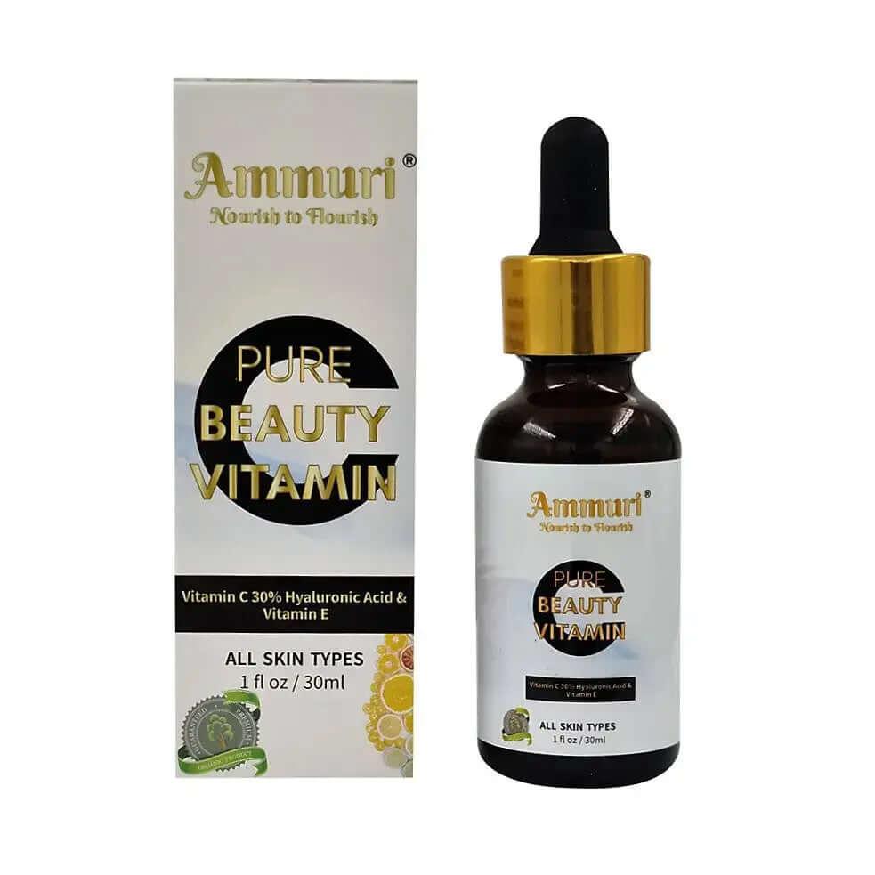 Ammuri Vitamin C Brightening Serum – Anti-Ageing Dark Spot Treatment 30ml