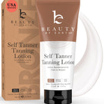Beauty by Earth Tanning Lotion Self Tanner – USA Made, Natural & Organic, Streak-Free Sunless Tan