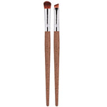Coffee Ground Set Of 2 Eye Brushes