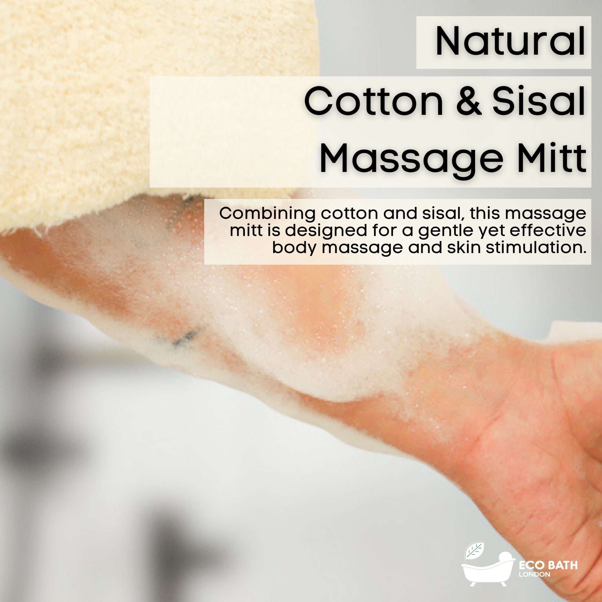 Eco Bath London Bamboo and Cotton Massage Mitt