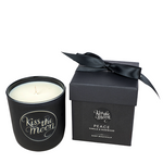 PEACE AROMATHERAPY SOY CANDLE Vanilla & Rosewood