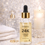 Ammuri 24K Gold Face Serum - Anti-Ageing Collagen Booster Dark Circle Treatment