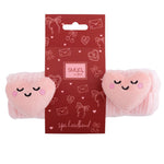 Novelty Spa Headband - Pink Hearts