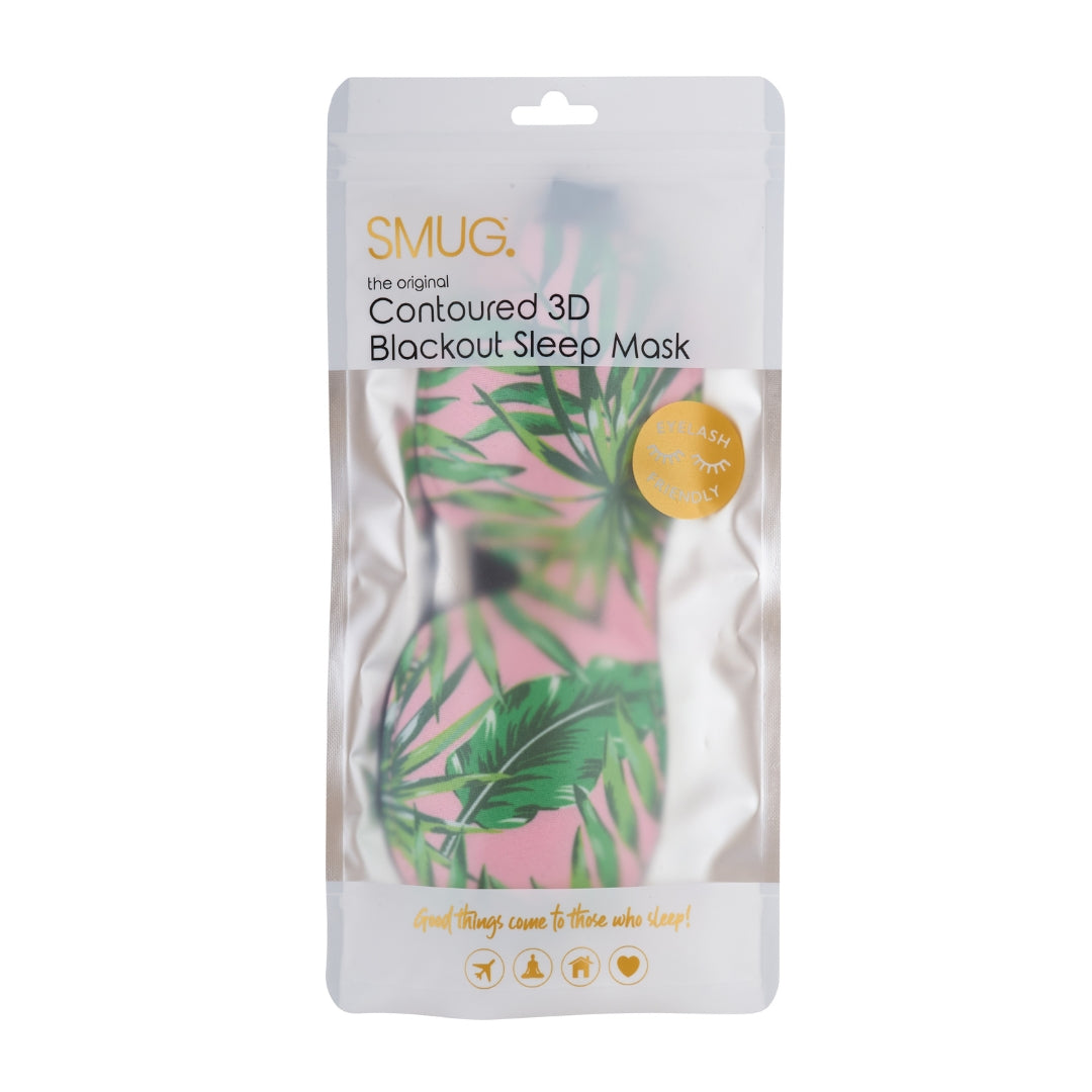 Contoured 3D Blackout Sleep Mask - Palm Print