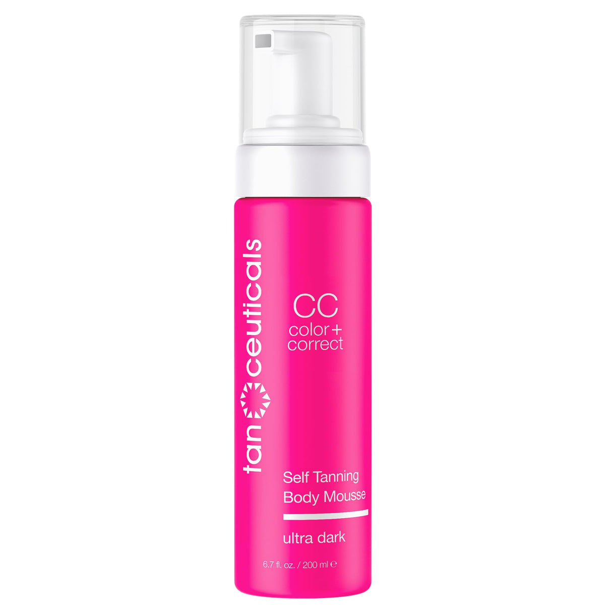 Tanceuticals CC Self Tanning Mousse Ultra Dark – Streak-Free Sunless Tan, Coconut Scent, 6.7 oz
